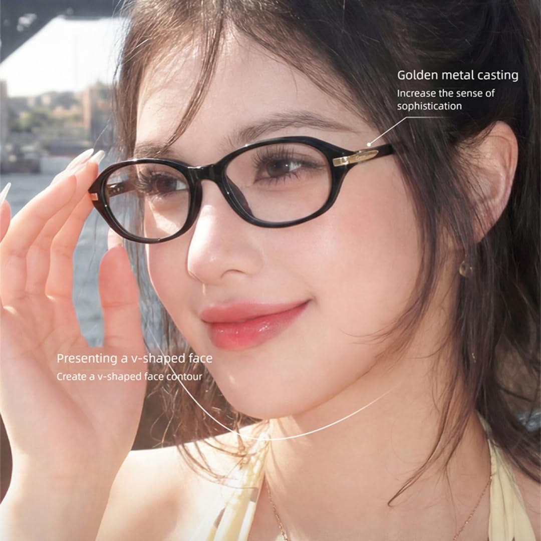 Modne damskie okulary typu cat eye TR, lekkie, chroniące przed promieniowaniem niebieskim