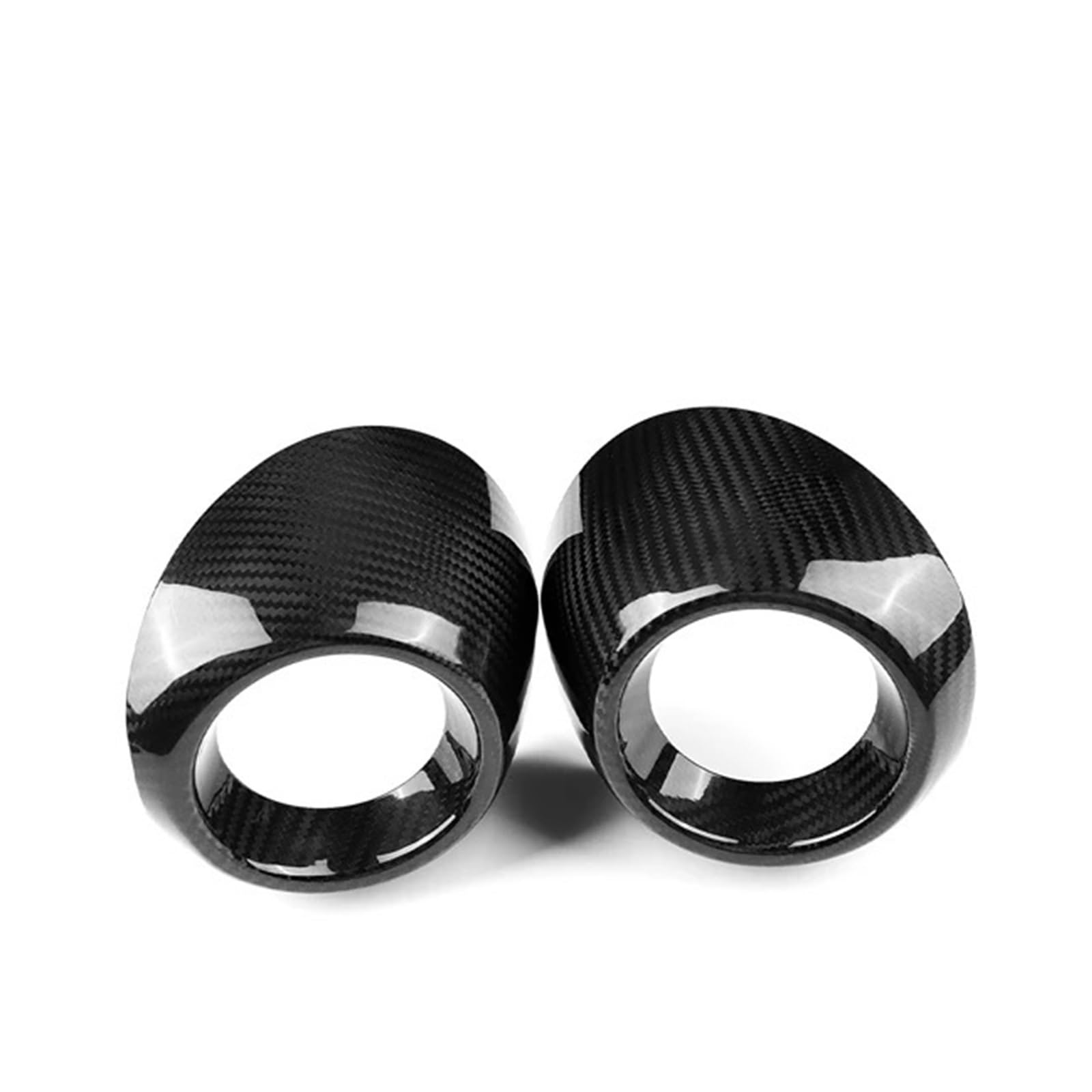 Car Trim Interior for Subaru for BRZ 2021-2024 LHD Sticker Accessories Car Air Conditioner Outlet Hard Carbon Fiber Cover Interior Mouldings(Black,for LHD)