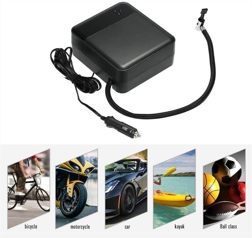 Compresor de Aire portátil para inflar neumáticos, Bomba de Aire de 12 V CC para neumáticos de automóvil con presión Digital, Bomba de neumáticos para automóviles, bicicl