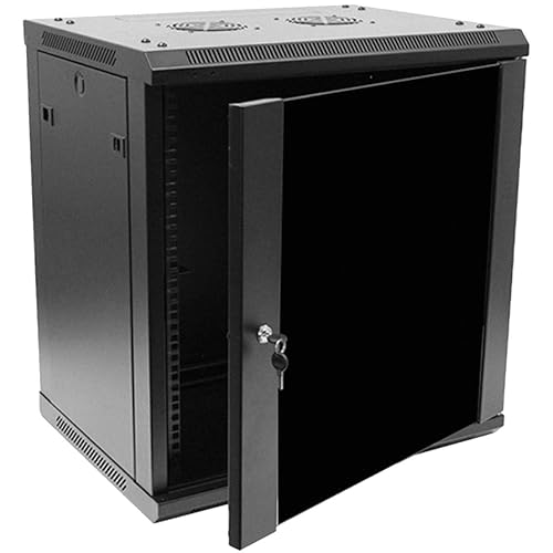 NavePoint 12U Server Rack Enclosure - 17.7” Deep, 12U Wall