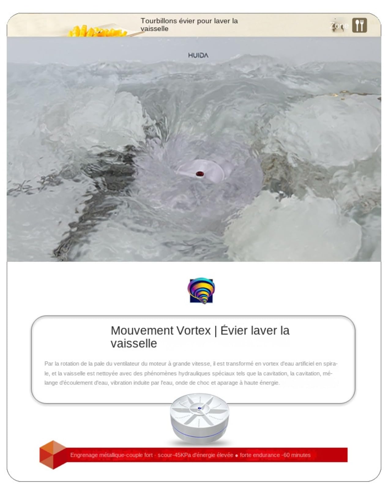 Mini lave-vaisselle,Mini lave-vaisselle USB sans fil portable à ultrasons pour fruits,Lave-Vaisselle À Ultrasons Compact,Convient pour le camping, la cuisine, le camping-car et d'autres endroits