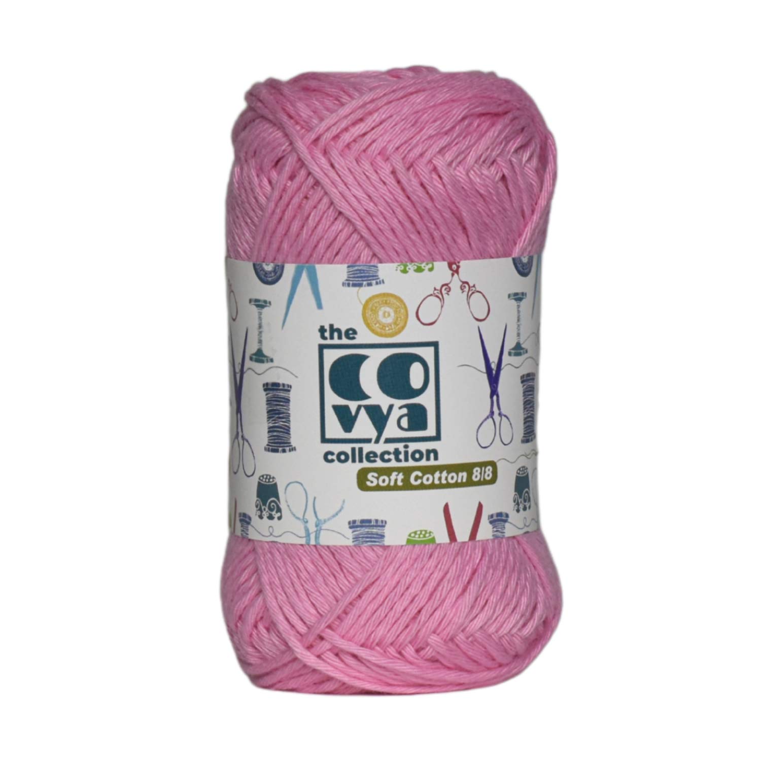 KACHVI 100% Coton 8/8 Ply Yarn Thread Balls For Knitting Crochet Home Decor Scarf Tassel Coasters Gants, Vêtements Et Articles Faits à La Main Pack De 6 (Rouge,or,Violet,Gamma,Aplha,Delta) Couleurs