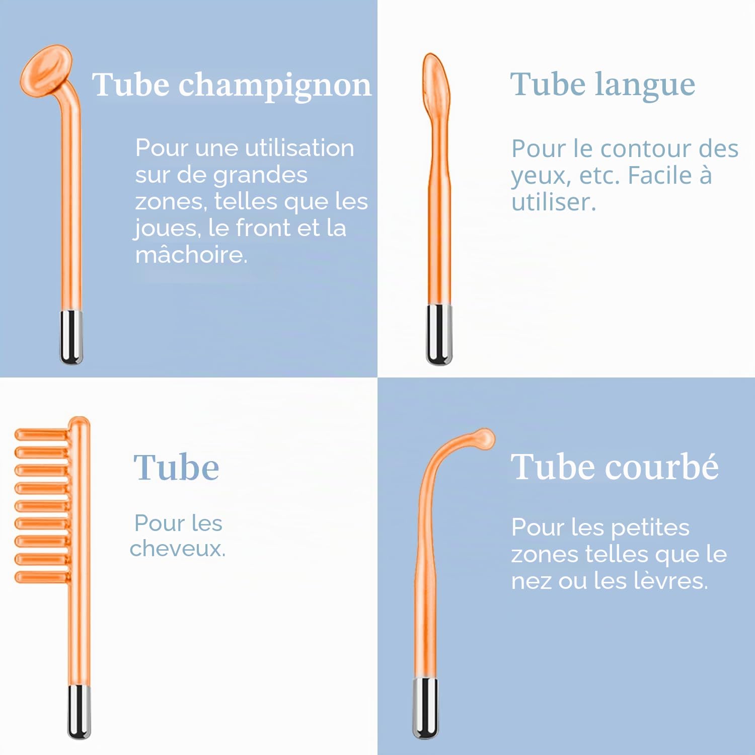 Appareil Haute Frequence Esthetique - TUMAKOU Appareil Visage Avec 4 Electrodes pour Soins pour le Visage - Pour l'acné, le Raffermissement et les Rides | Avec 4 Electrodes pour Soins pour le Visage - Pour l'acné, le Raffermissement et les Rides