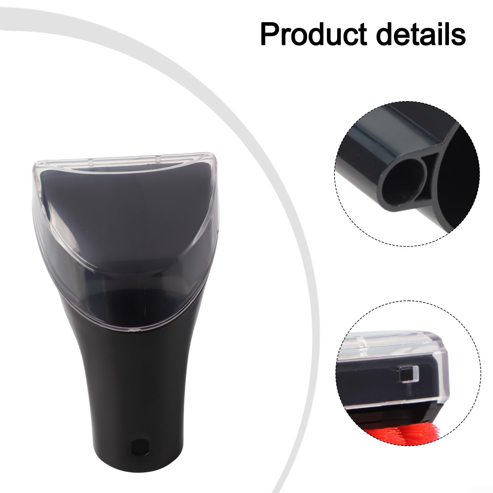 Herramienta de tapicería de 7.6 cm para Bissell, para Little Green, para limpiadores de alfombras ProHeat serie 1425, accesorio de cepillo resistente para manchas, pieza # 203-7151 (negro)
