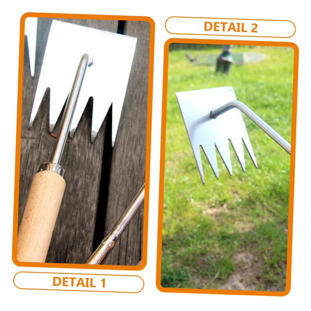 TOYANDONA 3 Stück Hand Unkrautstecher mit Ergonomischem Holzgriff Multifunktionales Gartenwerkzeug für Effizientes Jäten und Wurzelentfernung für Hobbygärtner und Profis