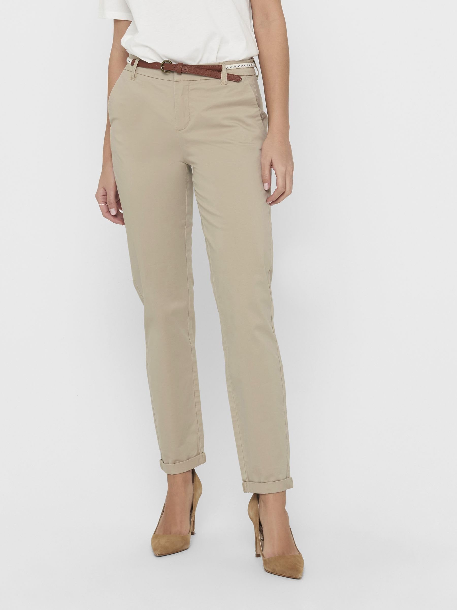 ONLY Pantalon Chino ONLBIANA Regular Fit Pantalon Chino