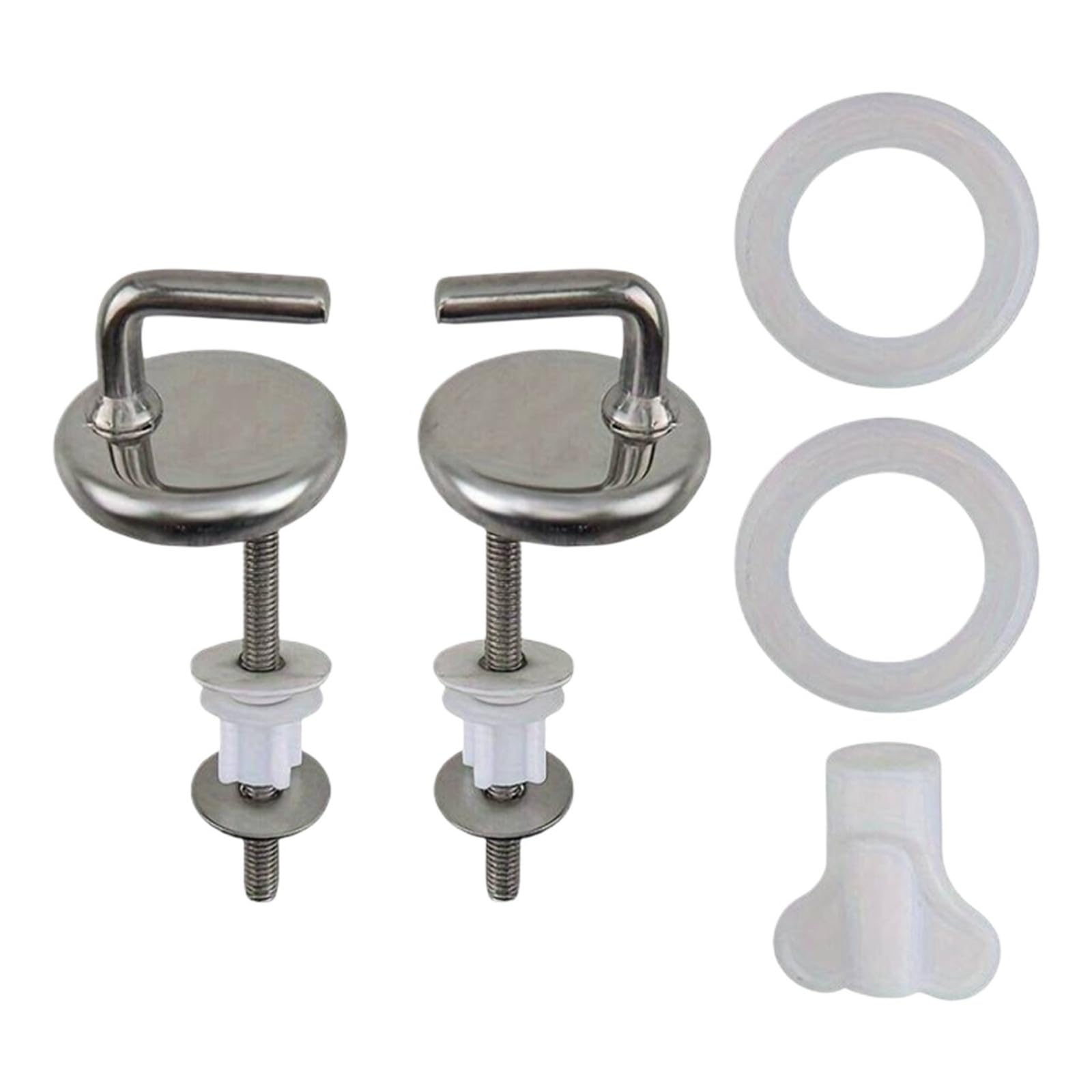 Toilet Hinges Replacement Toilet Seat Lid Hinges Fittings Universal Sturdy Thickened Fixtures Fixing Bracket for Public Place Hotels Bathrooms Home Office