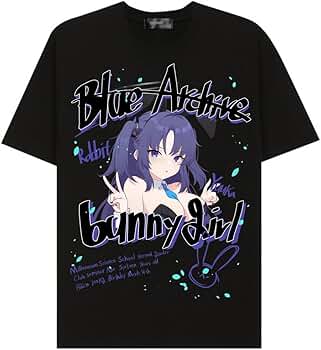 【韓国限定】ブルーアーカイブ カフェメモリア【ユウカ】Tシャツ 61nhik2JInL._AC_AC_SY350_QL65_.jpg
