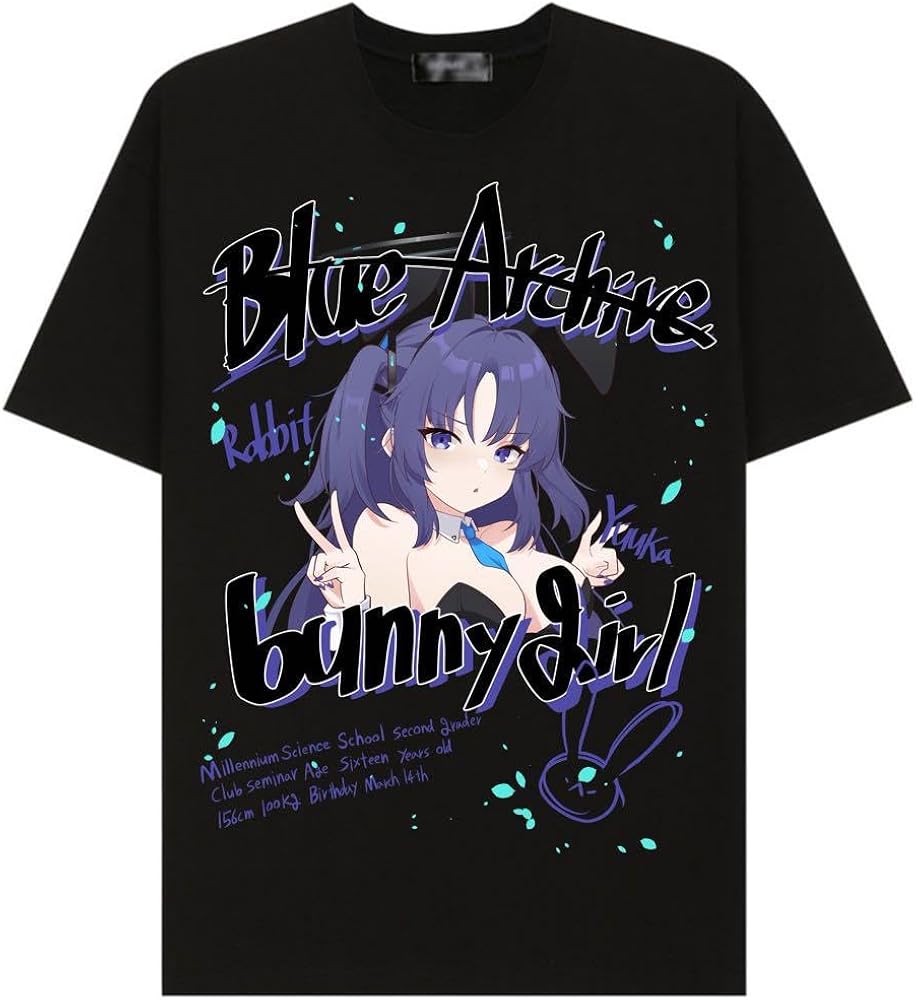 【韓国限定】ブルーアーカイブ カフェメモリア【ワカモ】Tシャツ 韓国限定】ブルーアーカイブ カフェメモリア【ユウカ】Tシャツ