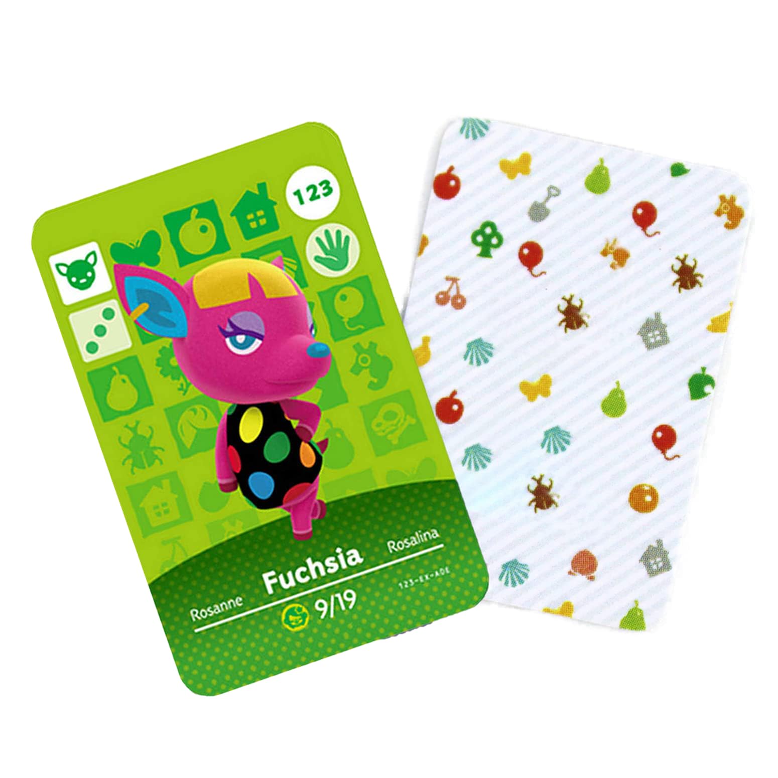NFC Card Custom Mini High Quality Waterproof Fuchsia Clear Picture Printing Built-in Chip