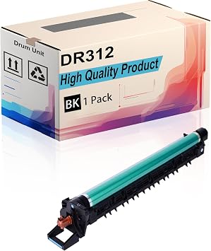 DR312 Drum Unit Compatible for Konica Minolta bizhub 227 bizhub 287 Printer |A7Y00RD| High Yield 80000 Pages, Print More Pages with Precision Technology Black 1Pack