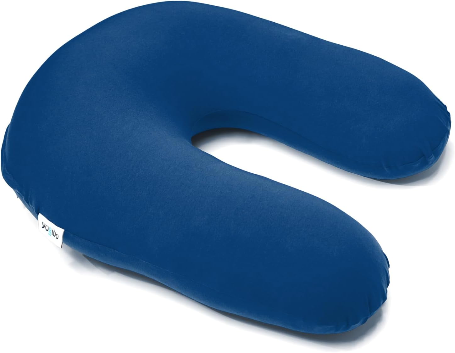 Yogibo Support U Shaped Reading Back Support Lounge Pillow with Arm Rests for Adults, Soft Micro-Bead Filling, Coral