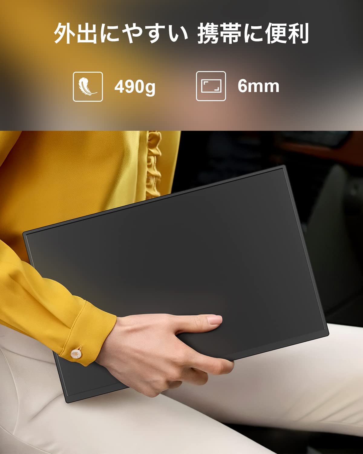 Amazon.co.jp: モバイルモニター GMKtec モバイルディスプレイ