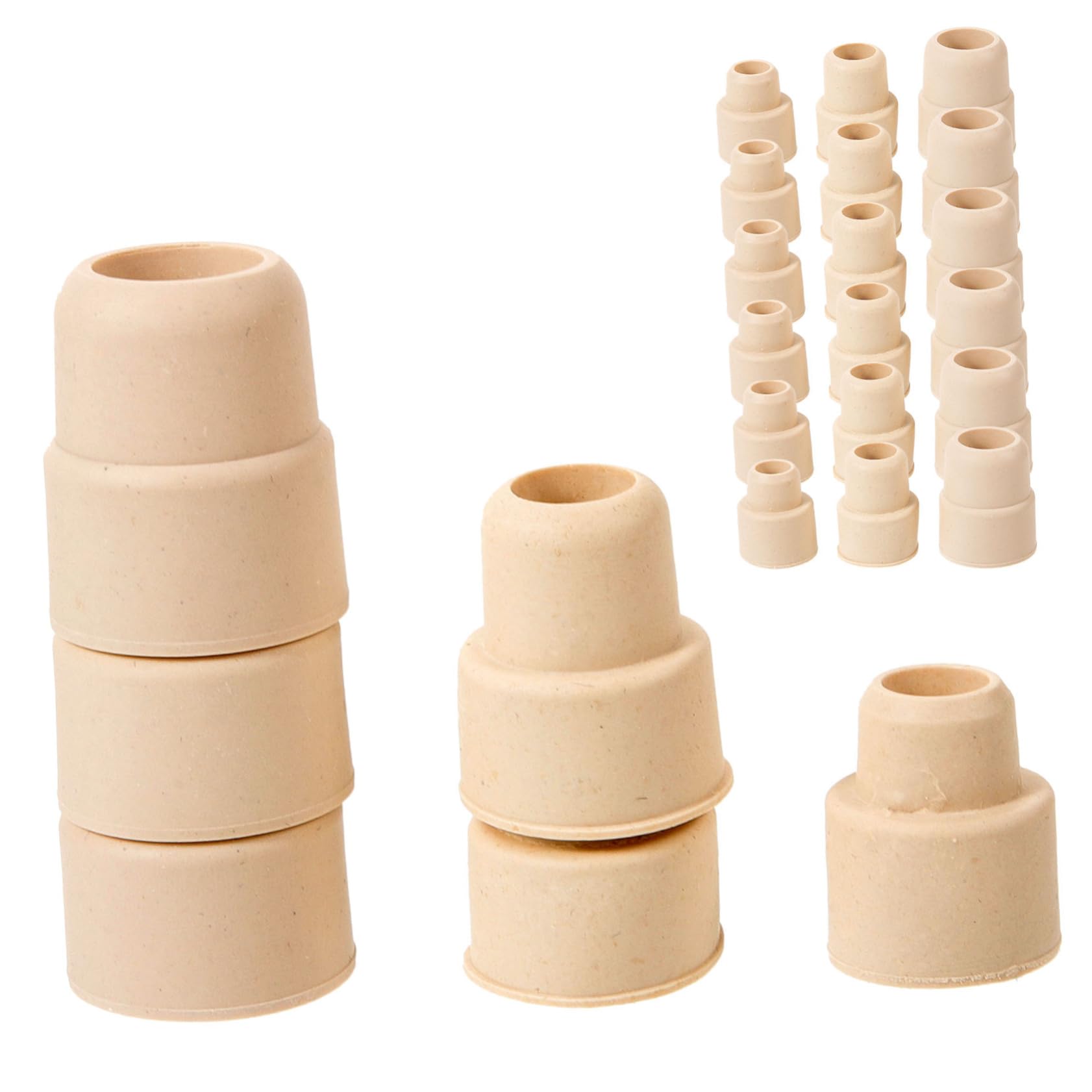 MAGICLULU 5 Ensembles Lot De 5 En Caoutchouc À Usage Quotidien Pour Verrerie Bouteilles Tubes À Essai Pour Pichets De Laboratoire Pour 30 pièces * 5