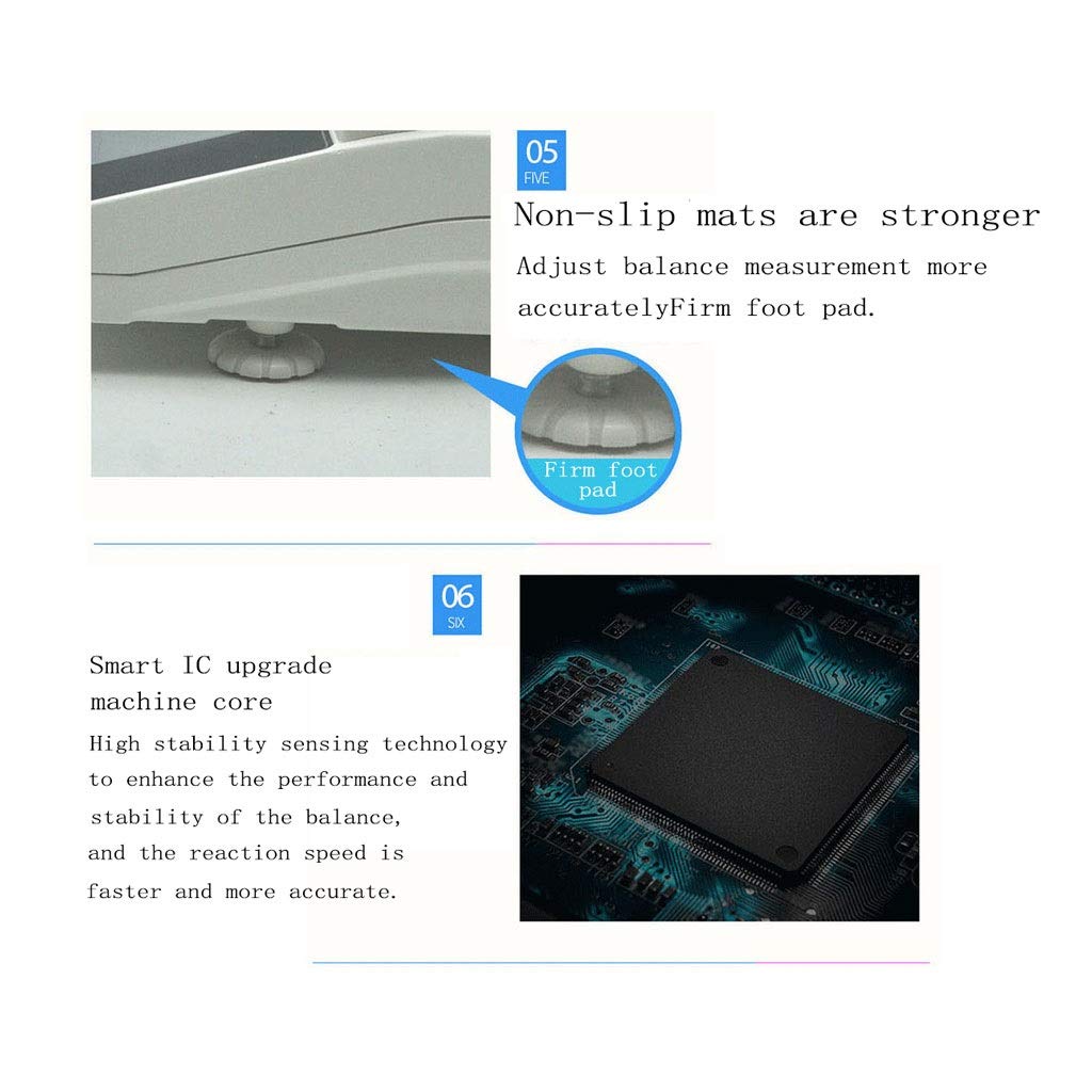 Bilancia Analitica di Precisione da Laboratorio, Elettronica, Scientifica, Centigrammo, Grammo Calibrato per Laboratori di Chimica, Gioielli, 110 G/0,001 G