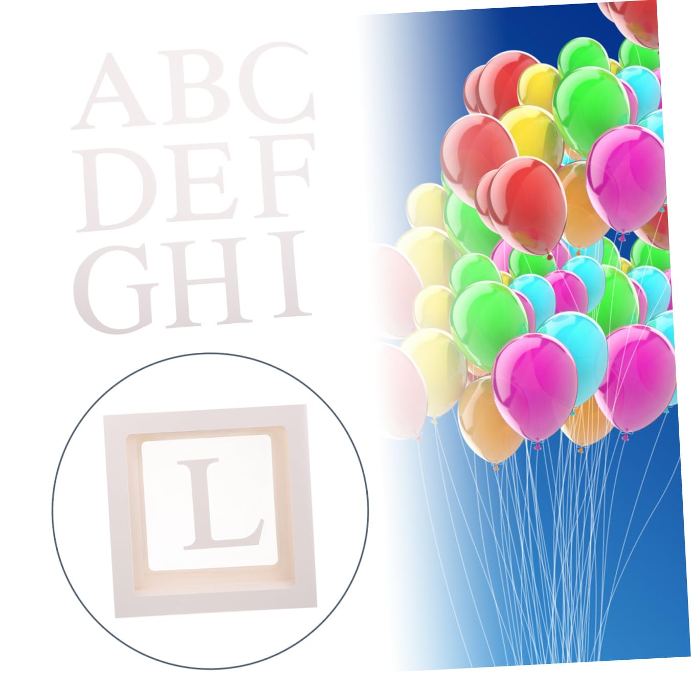 Ballonboxen für Partys 1 Satz aus Papier, Weiß, Leicht Montierbar | Photo Props und Dekoartikel, Einfach zu Zerlegen, Zarte Kulisse für Feiern