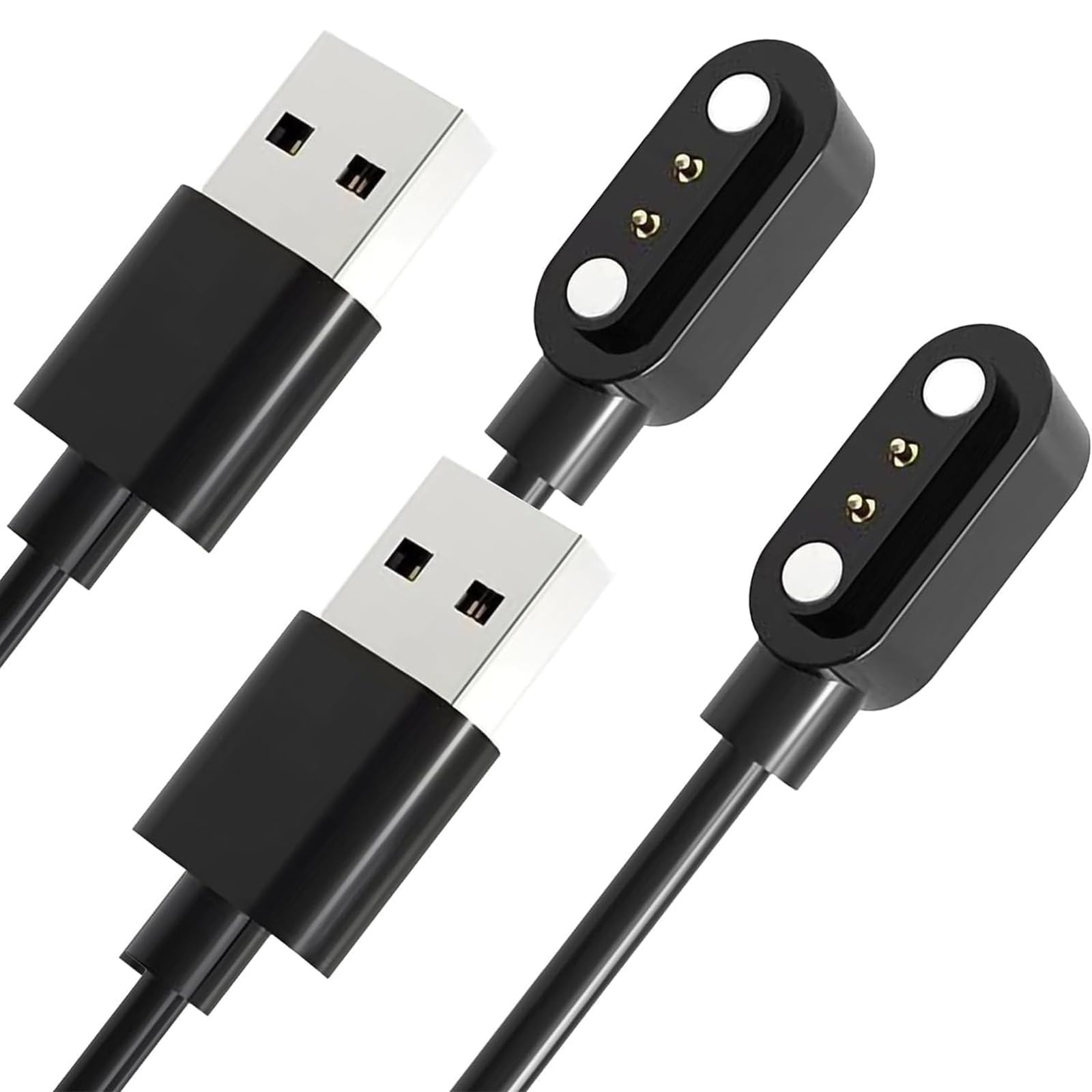 Amazon.co.jp: スマートウォッチ充電ケーブル 2ピンの距離は2.84mm USB