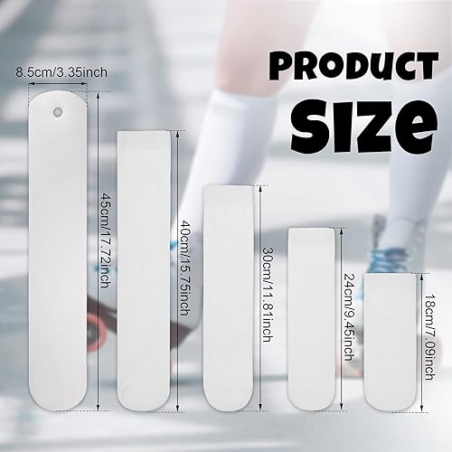 Miniatura 2 de SATINIOR Calcetines de sublimación de poliéster, calcetines de transferencia de calor con plantilla de calcetines de sublimación para Navidad