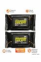 Shoe Cleaning Wipes for Instant Shine on Leather, Sneakers & Boots | Pack of 2 (160 Wipes Total) | Quick Dry Disposable Wet Towelettes for On-The-Go Use & Travel gallery image