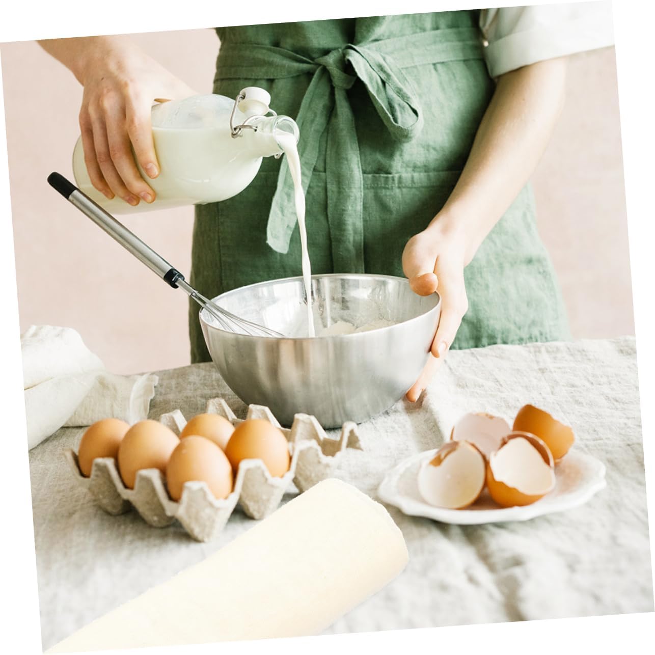 2 Piece Cheese Cloth Strainer, Cotton Yarn, Reusable for Cooking