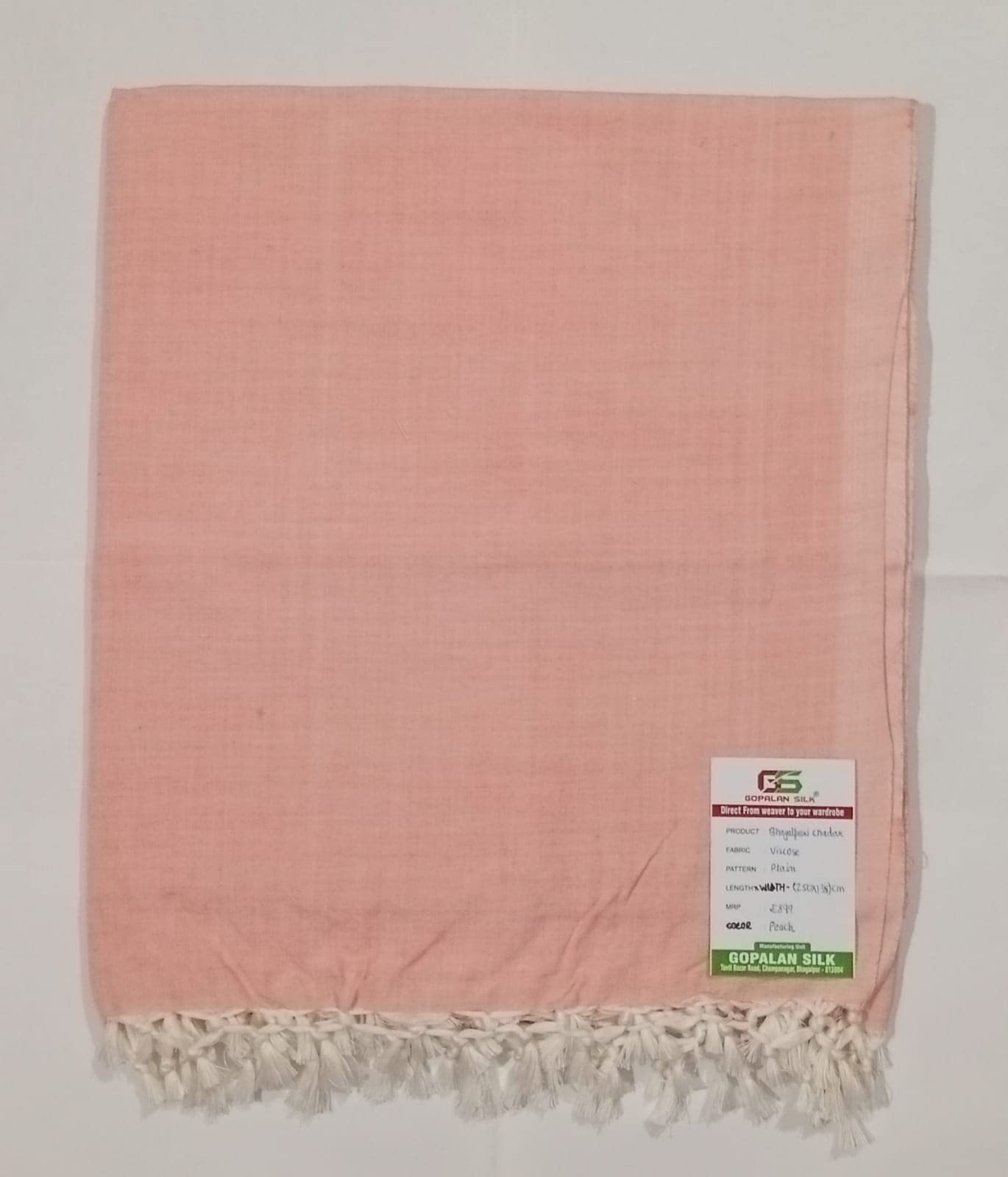 Bhagalpuri Soft and Silky Chadar (Orange)-picture-11