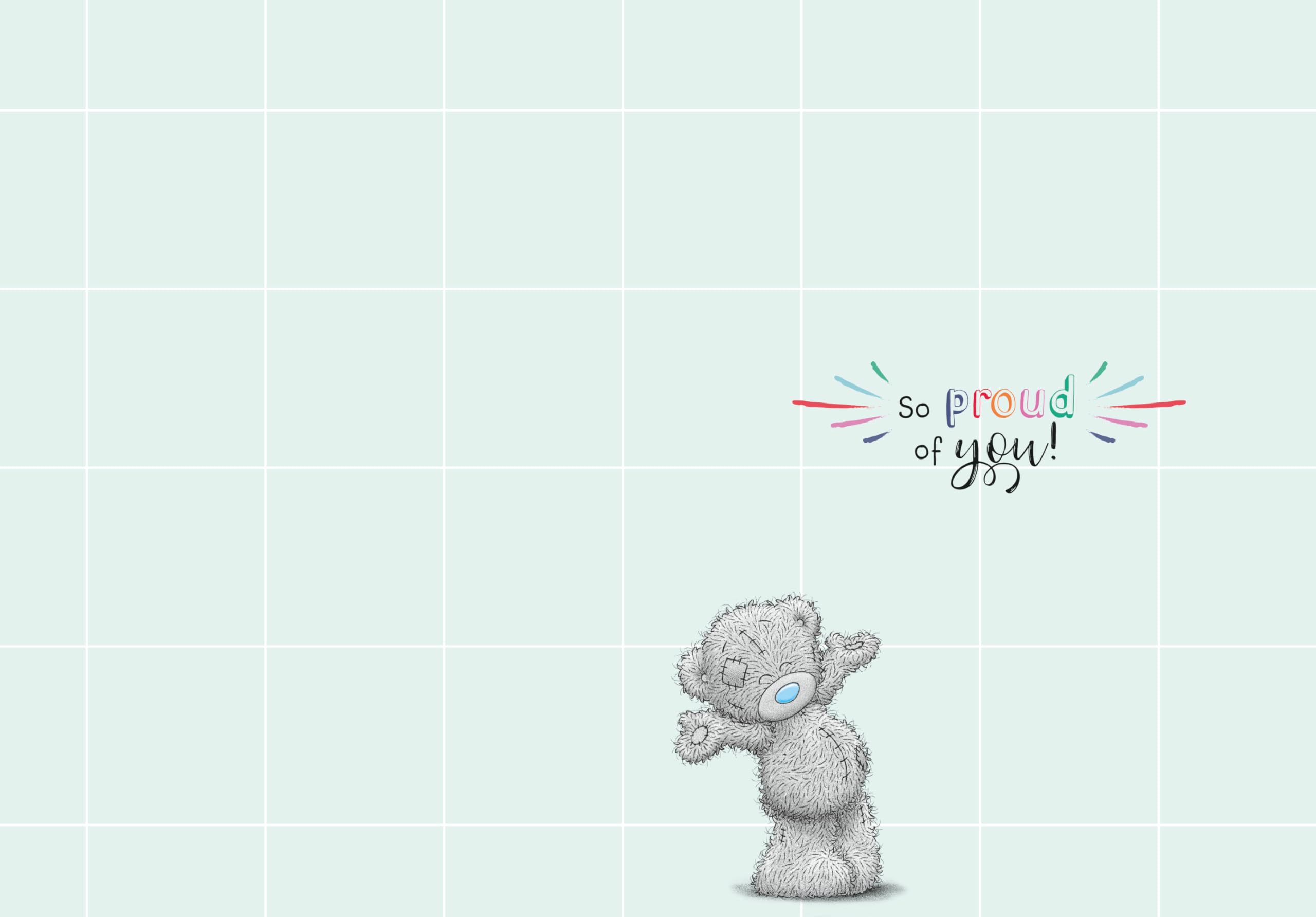 Me To You Tatty Teddy Grußkarte 'Congratulations You Passed!' – Offizielle Kollektion, 12,7x17,8 Cm Für Prüfung, Job & Erfolge