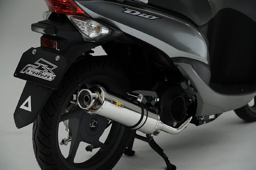 【k.k.k様】ホンダ Dio110(JF31)用　リアライズ マフラー Amazon | Realize Dio110 ディオ110 バイクマフラー EBJ-JF31