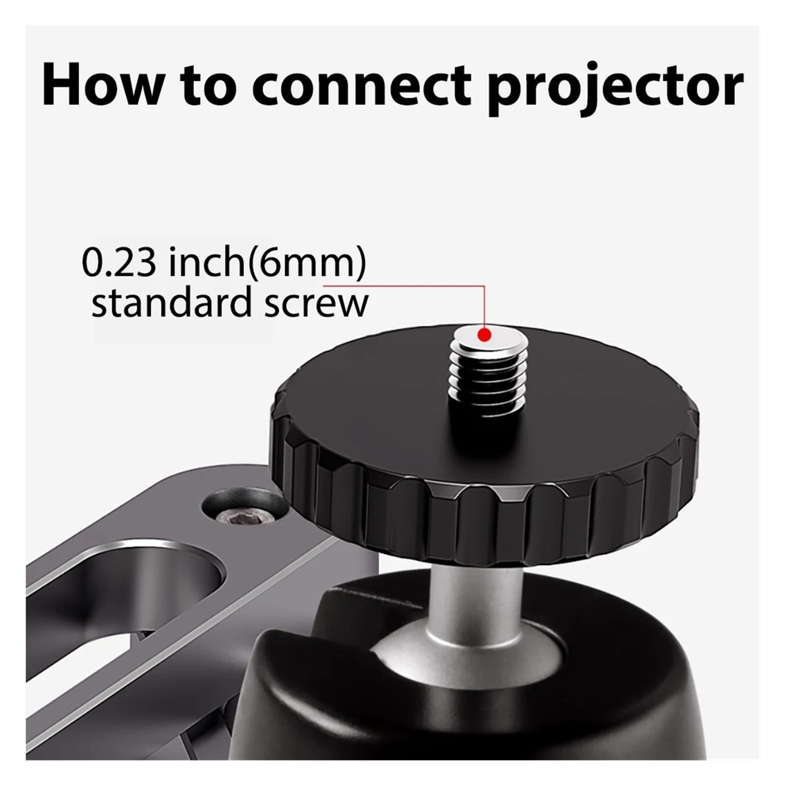 Projector Wall Mount, Foldable, 1/4" Thread