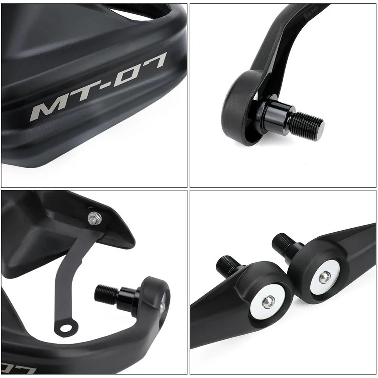 Paramanos Cortavientos para Moto Protector De Manos Manillar para Yamaha MT07 FZ07 MT-07 2014-2024, Accesorios Motocicleta, Protector Mano, Deflector De Viento, Protector De Palanca