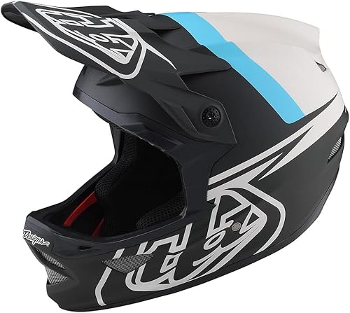 Miniatura 7 de Troy Lee Designs Adulto Downhill Bicicleta de montaña BMX Casco de fibra D3 Anarchy de cara completa