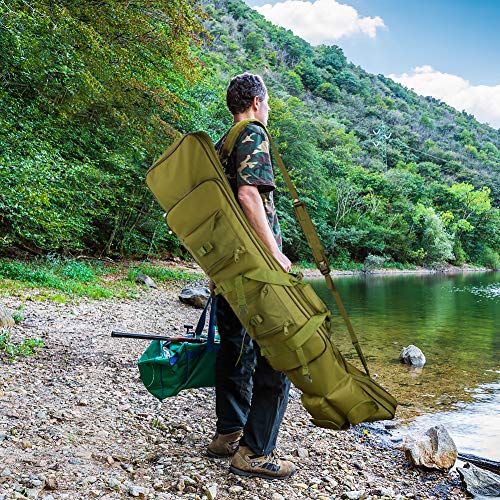 Aytop Rutentasche, Angelrute Tasche Angelgerät Werkzeug Tragetasche Träger Reisetasche Angeln Abdeckung Tasche mit… – Bild 7