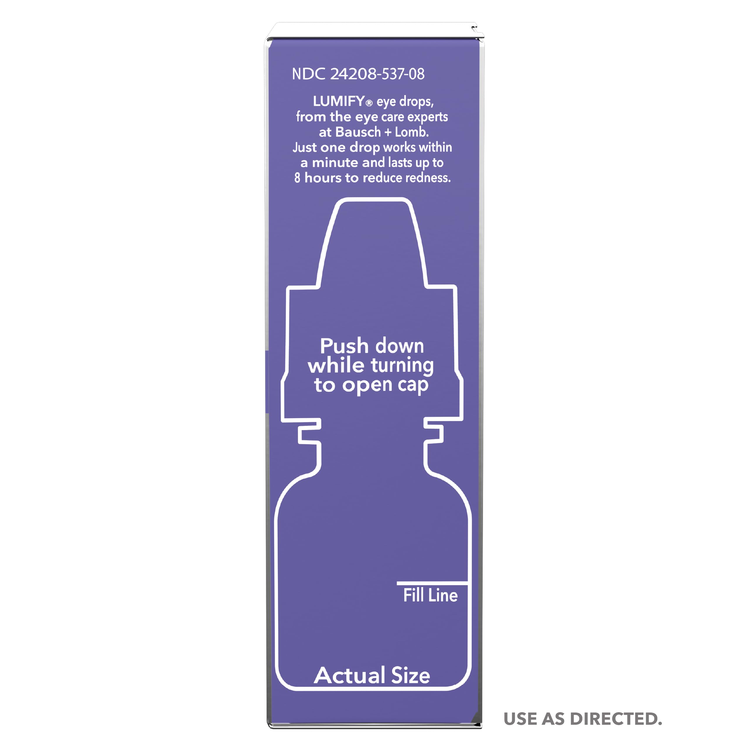 LUMIFY Redness Reliever Eye Drops, for Whiter & Brighter Looking Eyes, 0.17 Fl Oz (5 mL)