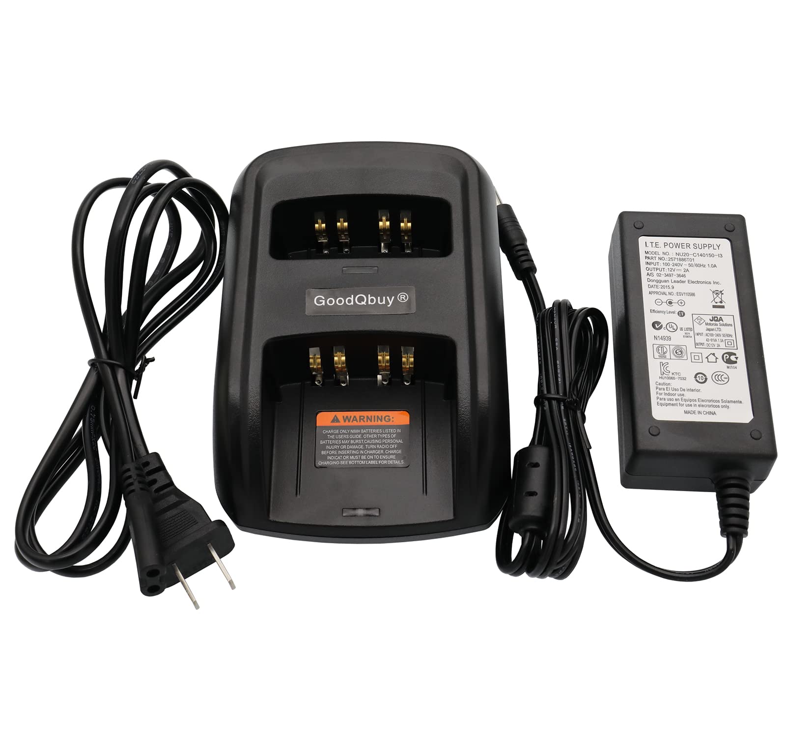 JMNN4023 JMNN4024 Walkie Talkie Battery - 2 Pack 1800mAh Replacement For Motorola Radios