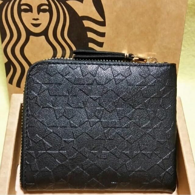あかね!!●スターバックス●ラッキーウォレット●タイ限定●財布●ブラック Starbucks Coffee - スタバ☆海外(タイ)限定品 ラッキーウォレット