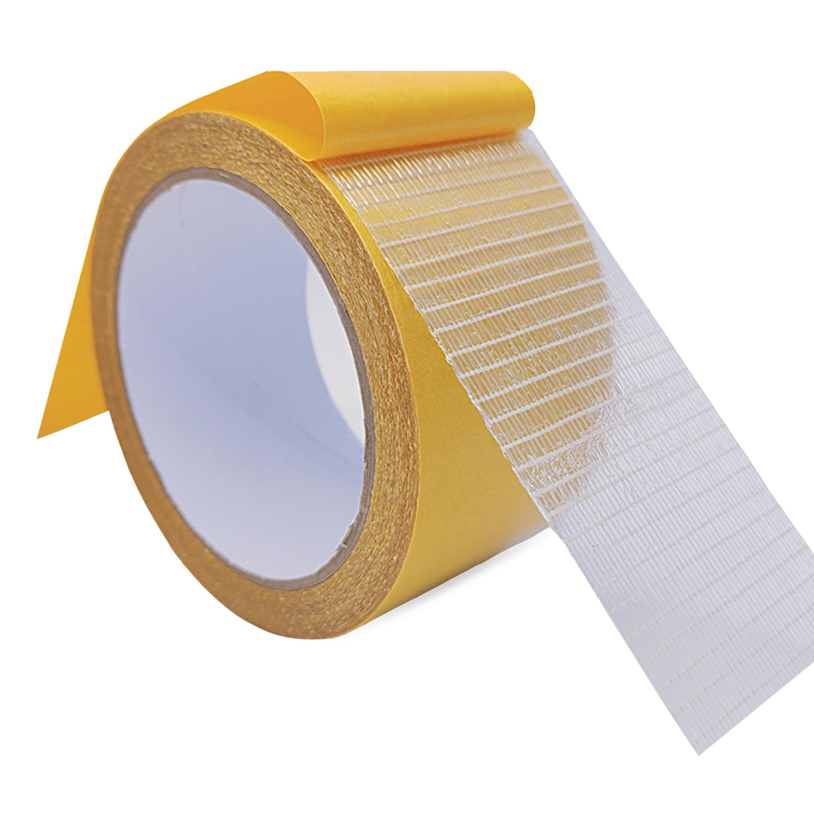 WENSSKKU Extra Strong Double Sided Fabric Tape Heavy Duty for Clothes,Double Stick Fabric Tape for Carpet/Clothing 2inch x 33FT(10m) High Stickness