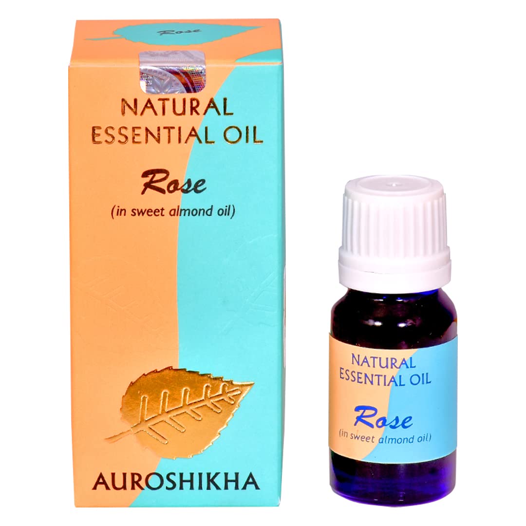 Auroshikha Rose Natural Essential Oil - 10ml | Pure Aromatherapy Oil for Relaxation, Skin Care & DIY Beauty (B0C16NKF2Z) Amazon Price History, Amazon Price Tracker