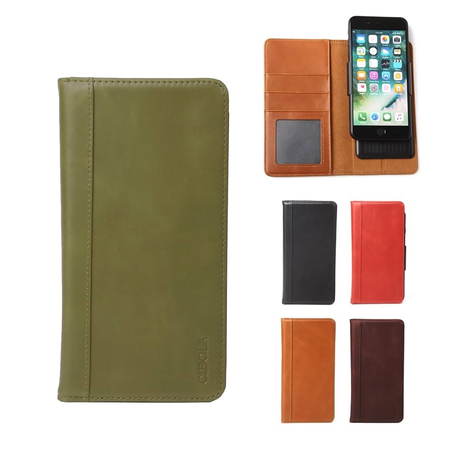 Amazon.co.jp: [ CIBOLA ] 高級牛革 全機種対応 携帯ケース 手帳