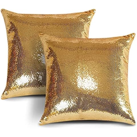 JOTOM Funda de Cojín de Lentejuelas thumbnail