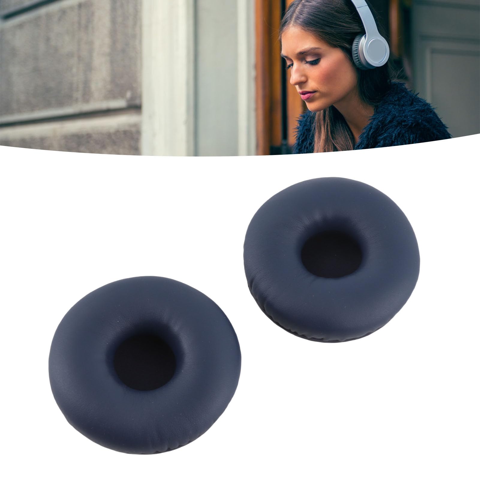 Coussinets De Rechange Pour Casque Sony MDR-XB650BT, XB550AP, Etc. - Cuir Protéiné, Confort
