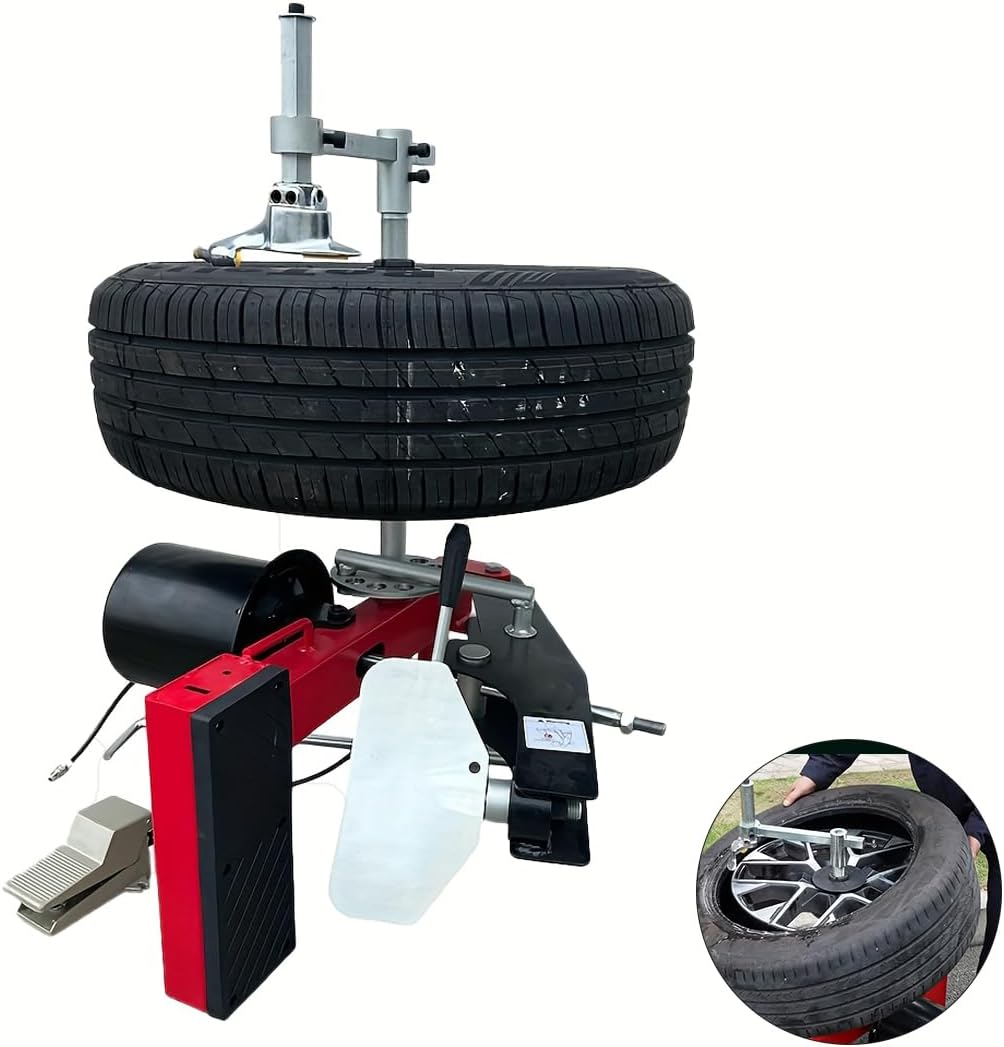 No Power Required, mini tire Changer Handles 12-21 inch Tires, with a Maximum Wheel Size of 39 inches. It is Very Suitable for Outdoor and Mobile car Repair, Ideal for Personal tire Changers at Home.