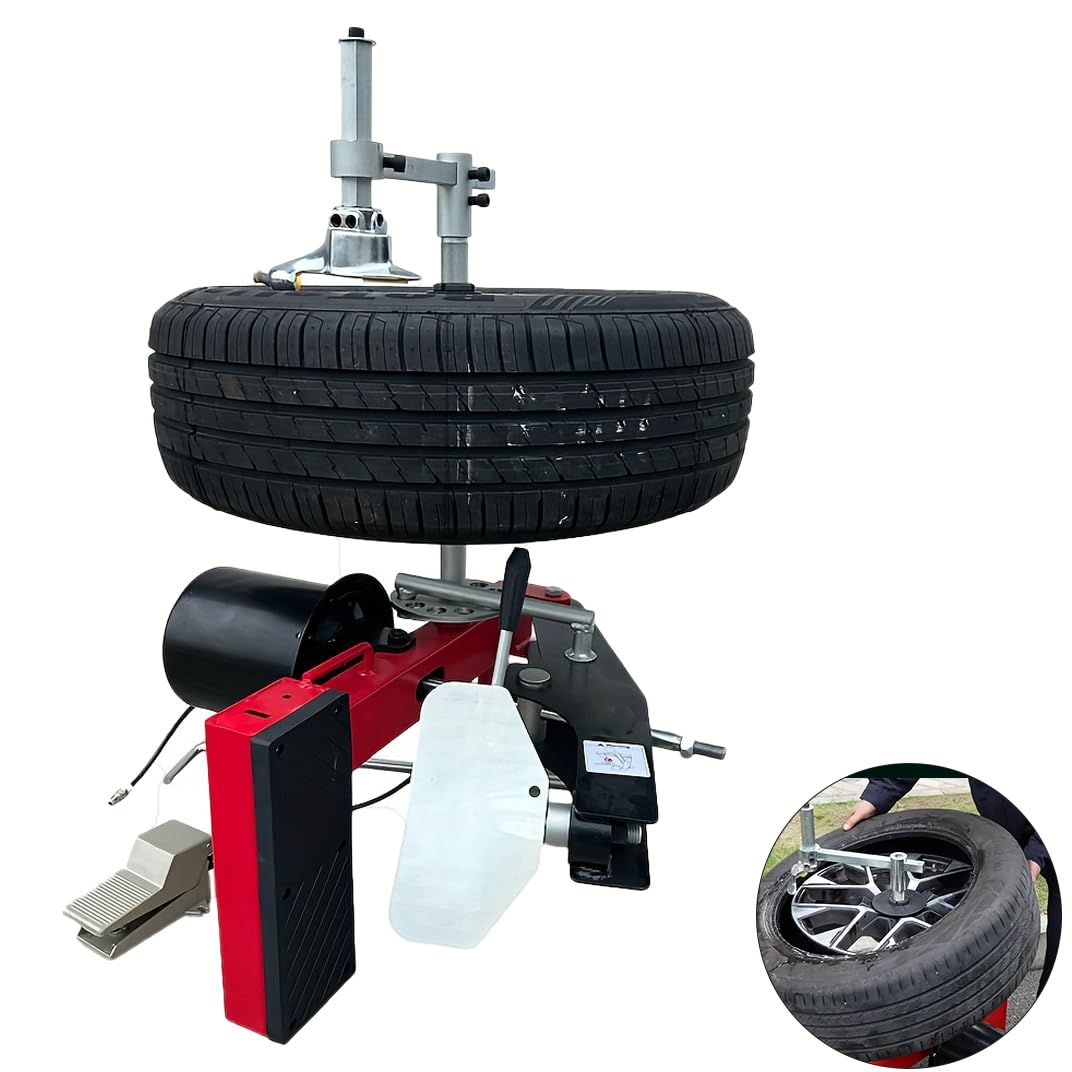 Kein Strom erforderlich, Mini-Reifenmontierer-Griff für 12-21 Zoll Reifen, mit einer maximalen Radgröße von 39 Zoll. Es ist sehr geeignet für Außen- und mobile Autoreparaturen, ideal für persönliche