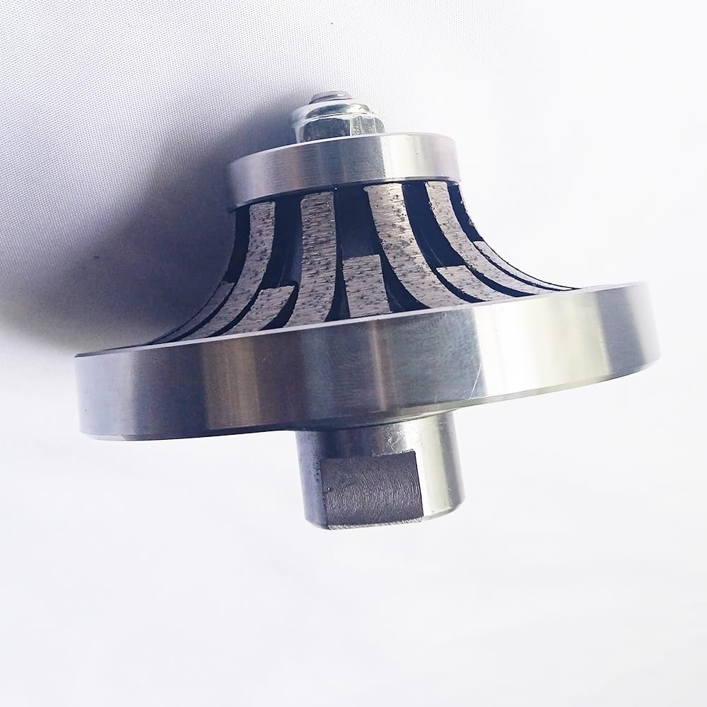 Diamond Profile Wheel Sintering Welding Segment Demi Half Bullnose with 5/8"-11 Thread for Marble Granite Stone Tile (B20)