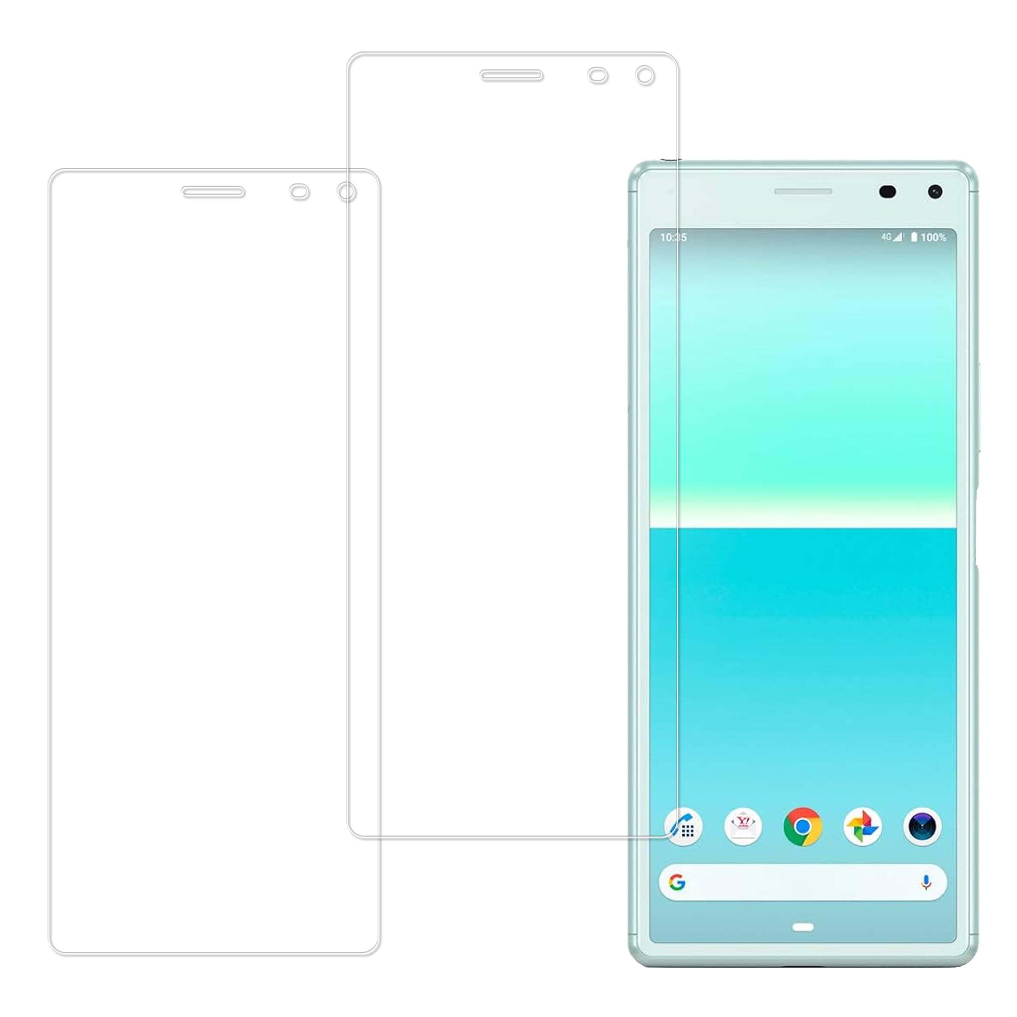 HKKAIS Xperia 8 lite 保護フィルム 日本製硝子採用 全面保護 Xperia8 902SO SO-02M SOV42 / Xperia 8 lite 用 ガラスフィルム 強化 ガラス 液晶 保護 フィルム
