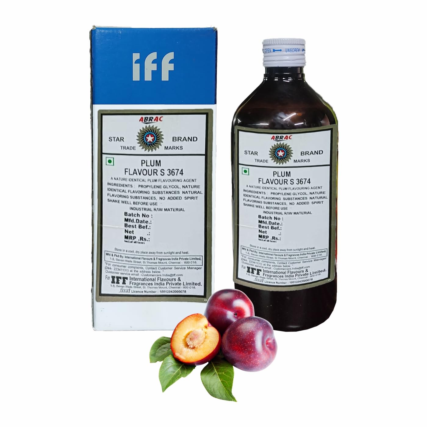 IFF PULM FLAVOUR 3674 Flavour/Essence (Used in Ice Creams, Cakes, Chocolates, Jams, Jellies, Sweets, Marzipan, Confectioneries, Cookies, Sherberts, Milkshakes etc)- 500 ML Pack-image-46