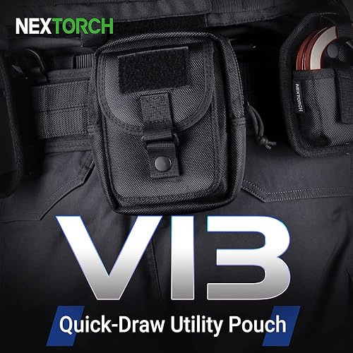 NEXTORCH Bolsa táctica multiusos para la cintura, funda táctica militar, con cremallera