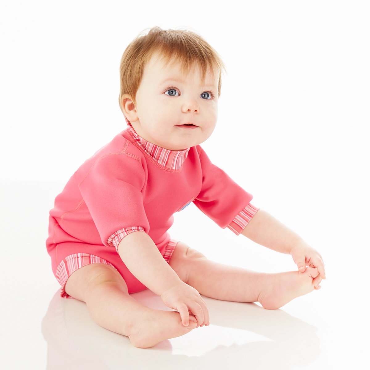 Splash About Girl's Happy Nappy Wetsuit, Small, (0-4 Months) 1