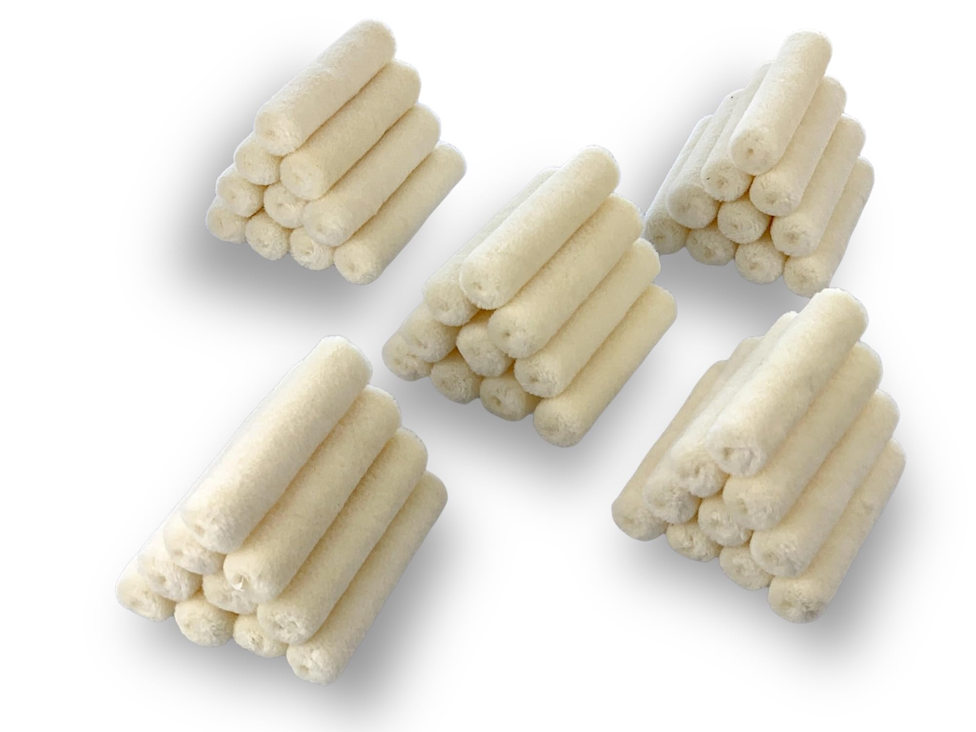 Kibros Pack 50 recambios de mini rodillo de terciopelo 100 mm