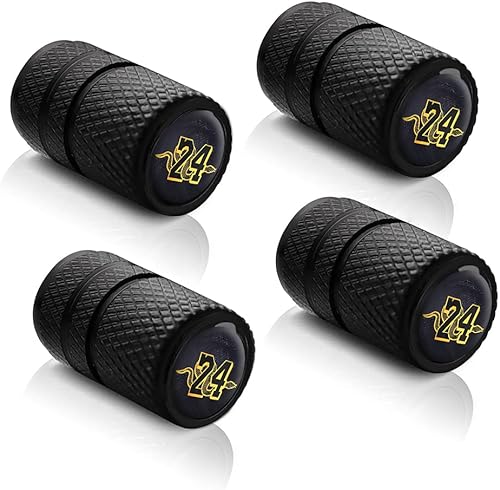 Tapa de vástago de válvula de neumático, (4 unidades) tapas de aire de neumáticos de metal con forro de plástico, resistente a la corrosión, a