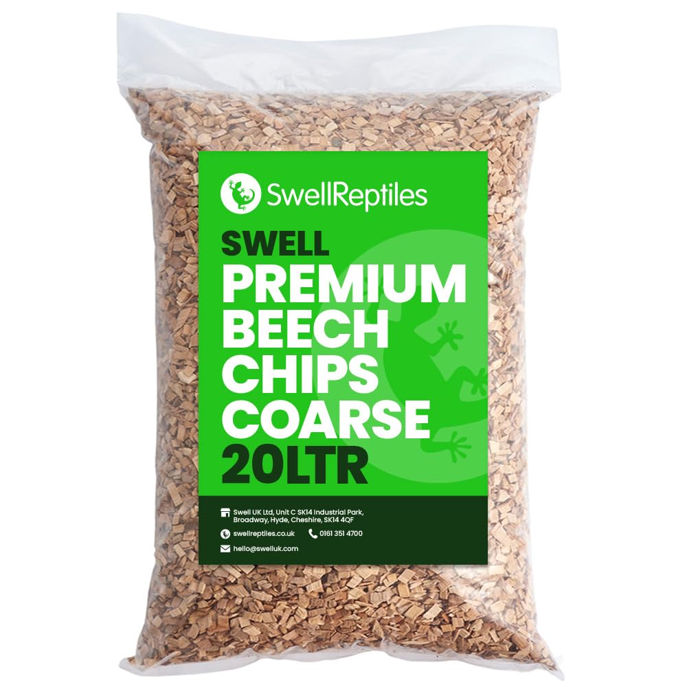 Swell Reptiles | Beech Chips | Reptile Substrate | Coarse 20L