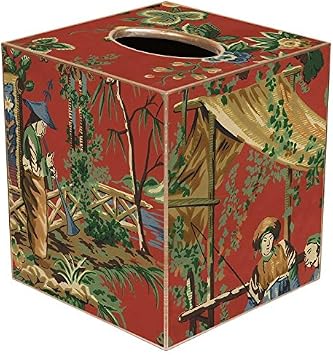 Marye-Kelley TB224 Chinoiserie Tissue Box Cover - Thumbnail 3